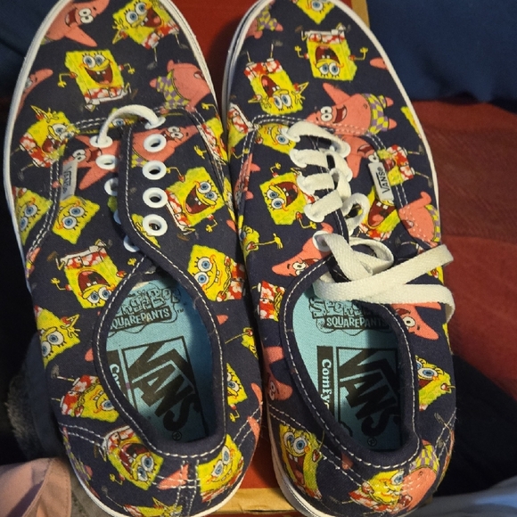 Vans Shoes - Vans Navy SpongeBob & Patrick Canvas Sneakers
